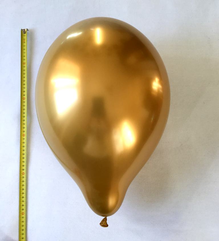 Хром воздушный шар 12" 45 см золото