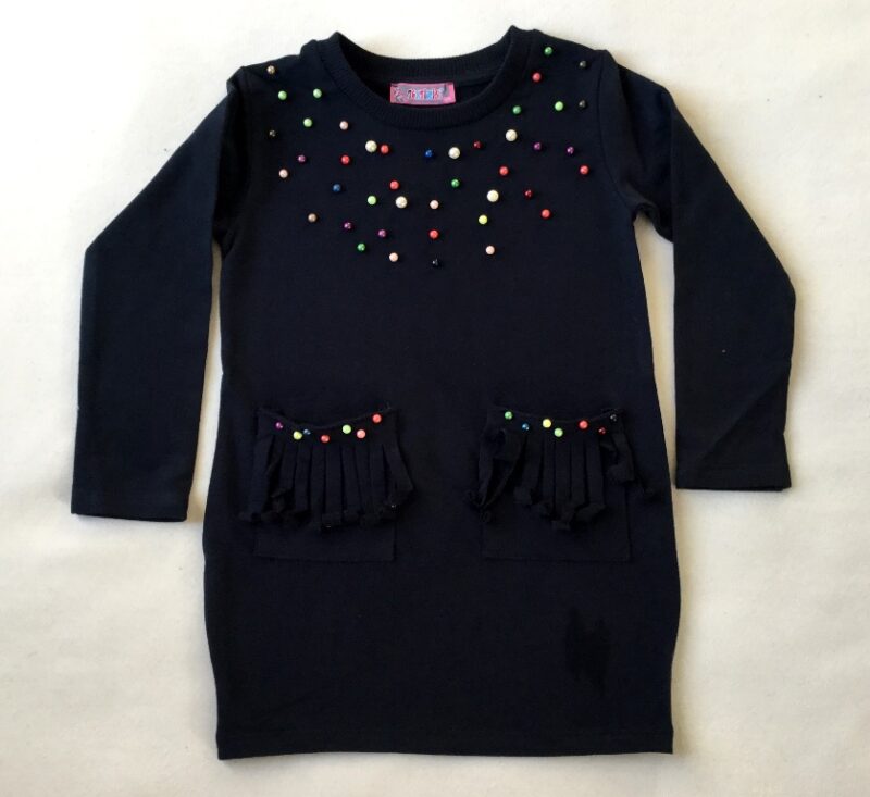 туника платье синий цвет